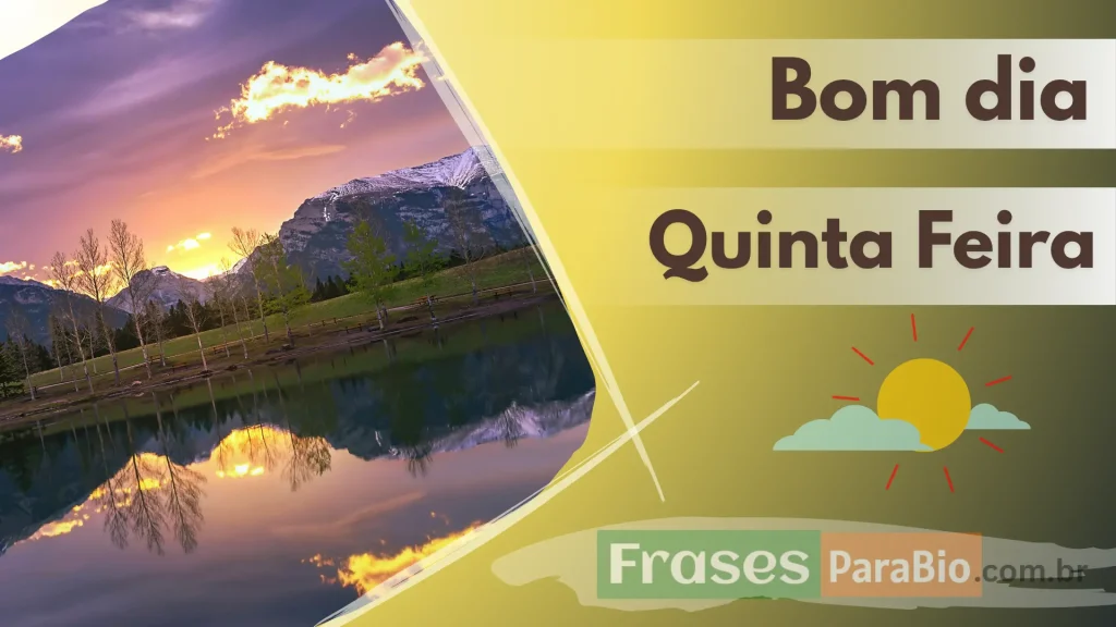 Bom Dia Quinta Feira