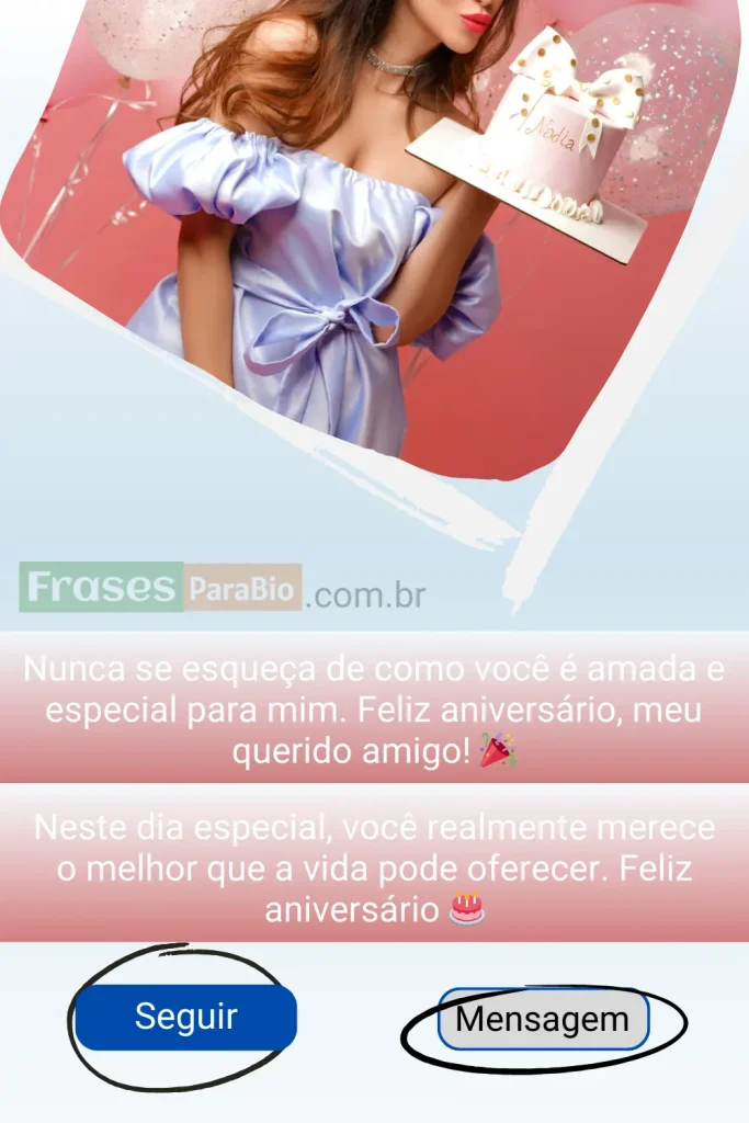Frases de aniversário para amiga especial curtas