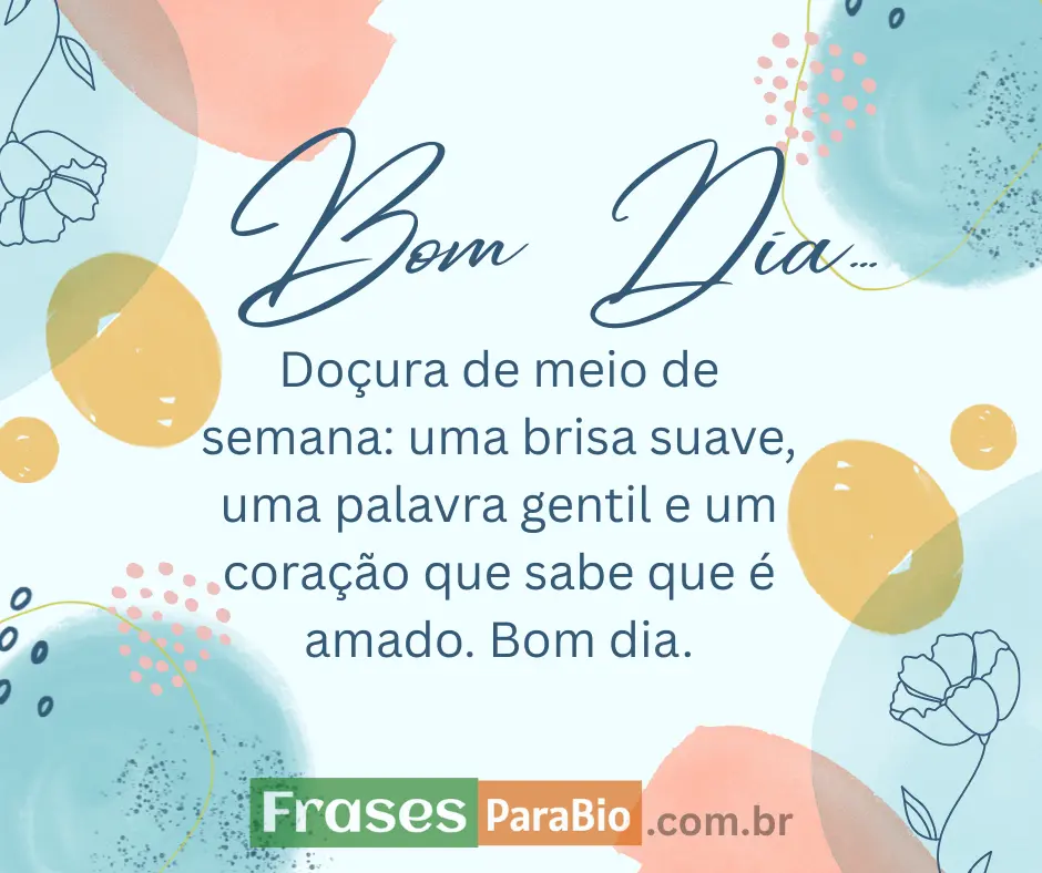 Mensagem de bom dia quarta feira cecilia sfalsin