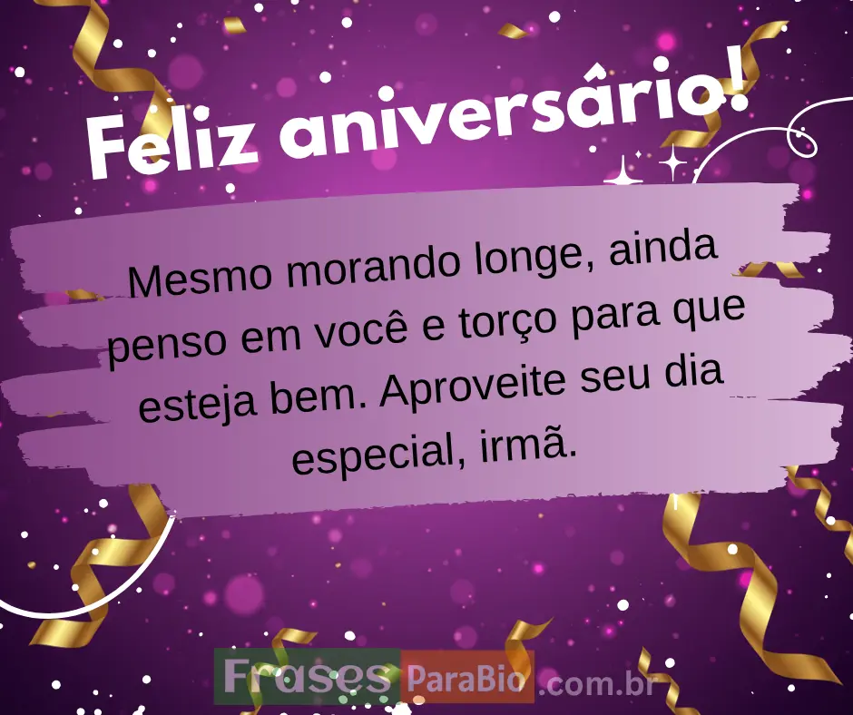 Feliz aniversário prima frases curtas