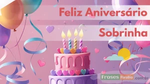 Feliz aniversário sobrinha