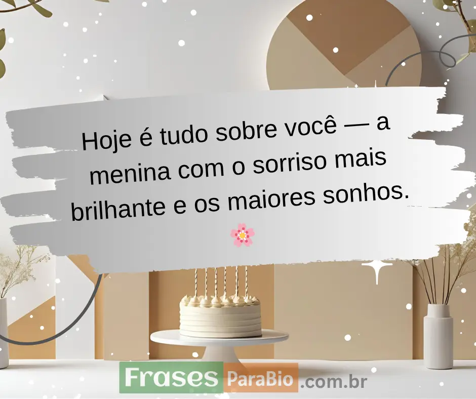 Feliz aniversário sobrinha infantil