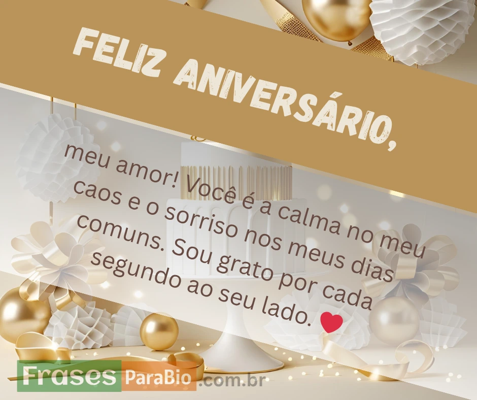 Frases curtas de aniversário para esposa