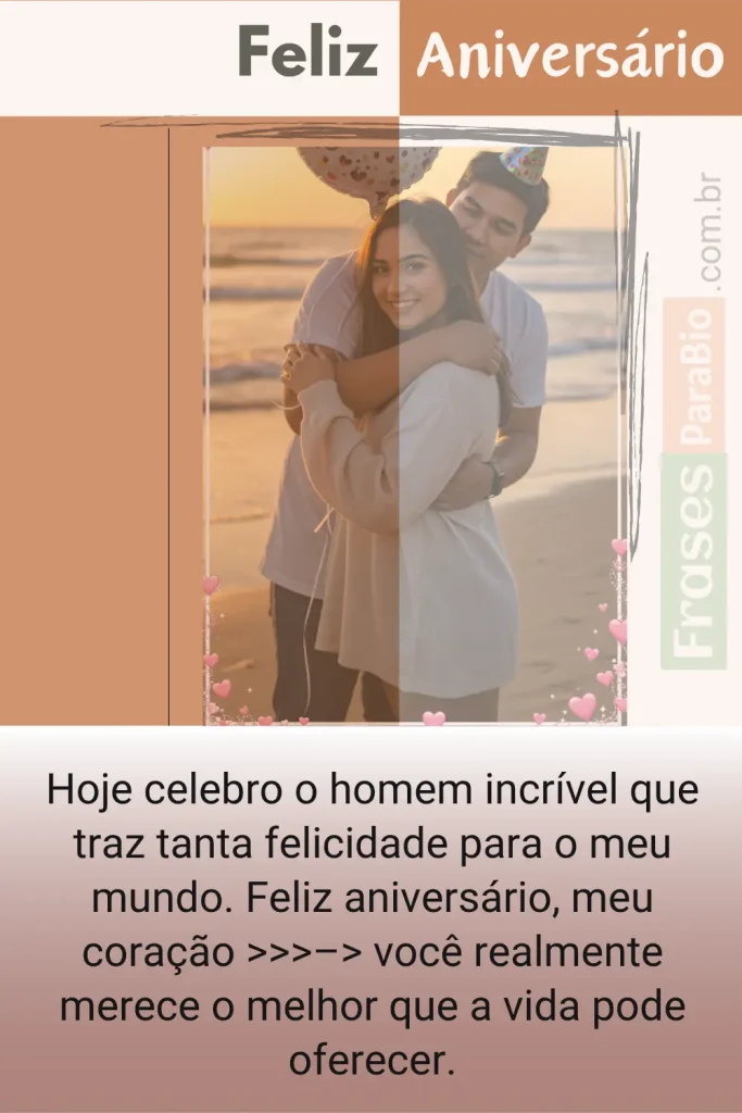 Texto de aniversário para namorado