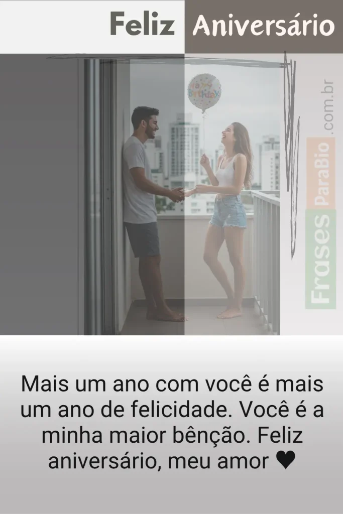 mensagem de aniversário para namorado