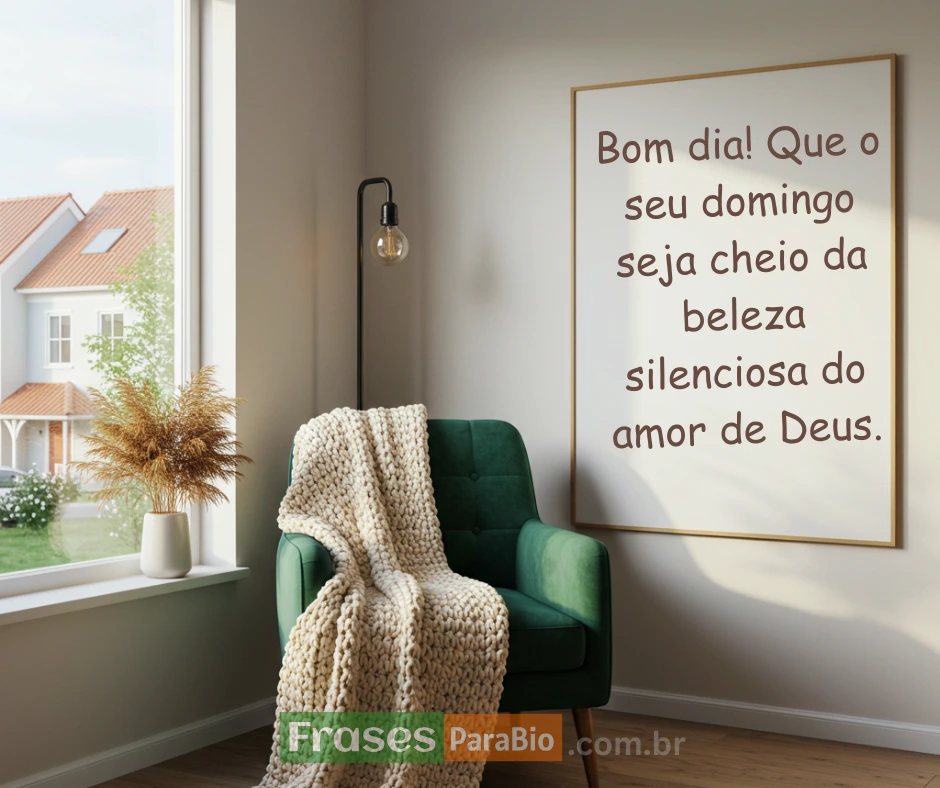 mensagem de bom dia domingo abençoado
