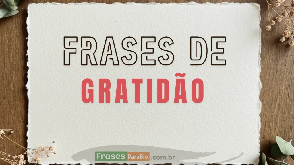frases de gratidão